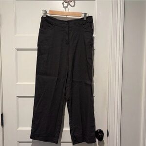 Eileen Fisher 100% organic linen wide leg Pants